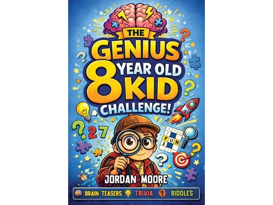 The Genius 8 Year Old Kid Challenge: Tricky Riddles, Brain Teasers, Jokes, Quizzes and Fun Facts For Clever and Curious 8 Year Old Kids