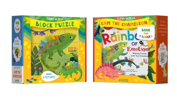 Rainbow of Emotions Book and Blocks Set