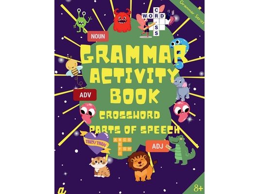 English Grammar Activity Book - Parts of Speech - Level 2 (Crossword Puzzle, 8-10 years)