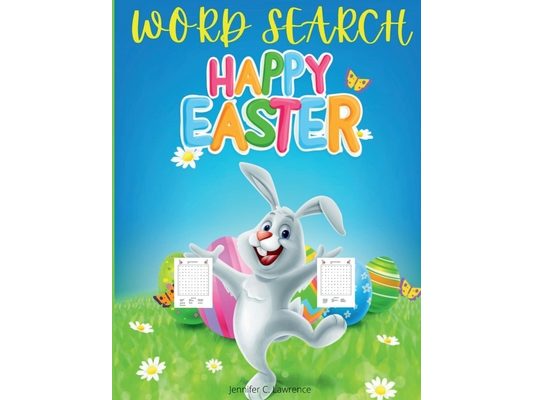 Happy Easter Word Search for Kids: 50 Entertaiming, Fun Puzzles Large Print Easter Day Word Search for Kids and Teens Ages 7-12 Fun Easter Gift Easter