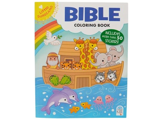 Bible Coloring Book with Stickers