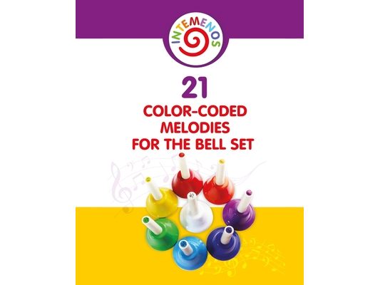 21 Color-coded melodies for Bell Set: Color-Coded visual for 8 Note Bell Set