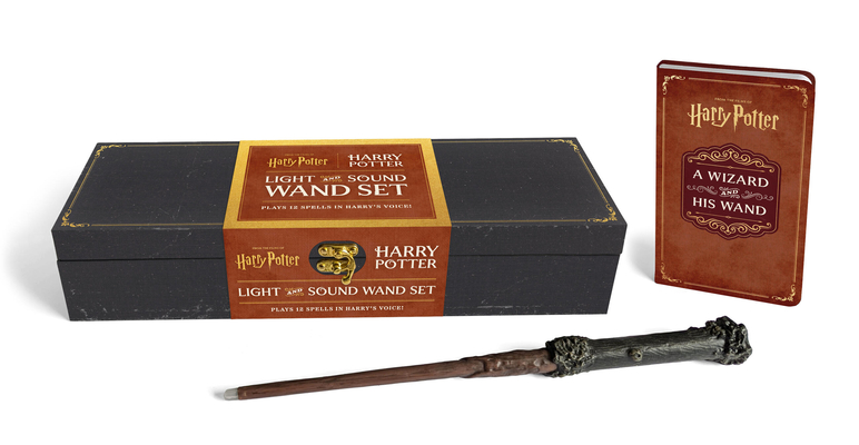 Harry Potter: Harry Potter Light and Sound Wand Set: Plays 12 Spells in Harry's Voice!