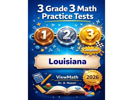3 Massachusetts MCAS Grade 3 Math Practice Tests: Full-Length Test Prep with Detailed Answer Explanations