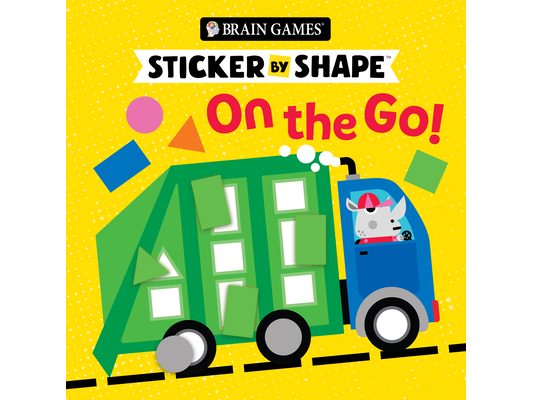 Brain Games - Sticker by Shape: On the Go! (for Kids Ages 3-6)