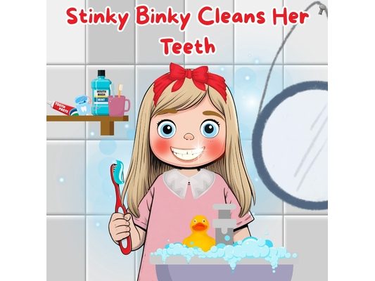 Stinky Binky Cleans Her Teeth