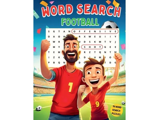 Football Word Search: Test Your Soccer Knowledge with this Brain Teaser Book Activity Booklet for King Sports Fans