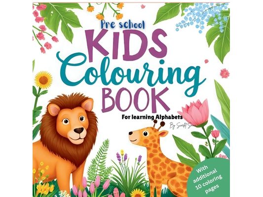 Preschool kids colouring book: For Alphabet learning