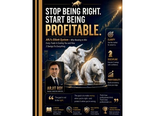 Stop Being Right. Start Being Profitable.: ARJ's Elliott System - Why Needing to Win Every Trade Is Costing You and How 3 Swings Fix Everything