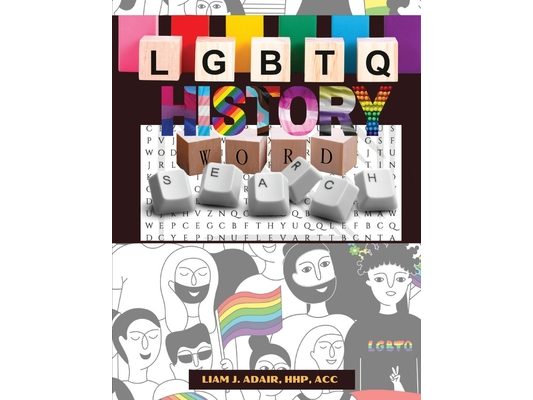 LGBTQ History Word Search: Learn Gay Lesbian Bi Transgender Non-Binary and Queer History in the United States