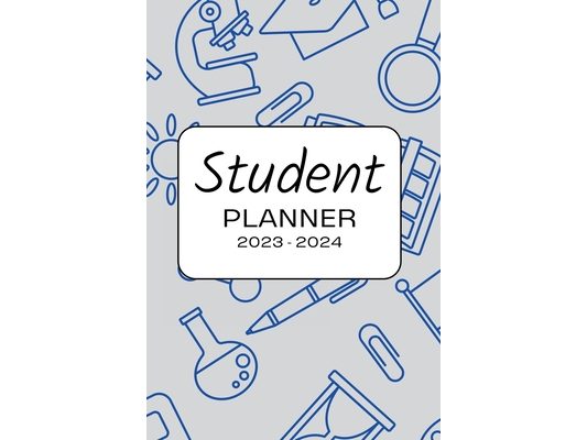 2023 - 2024 Student Planner for Middle & High School Students in Blue