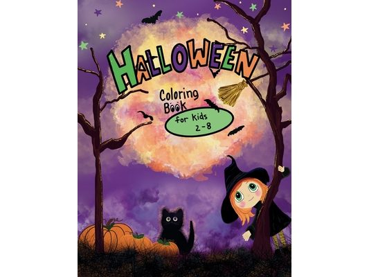 Halloween Coloring Book for Kids 2 - 8