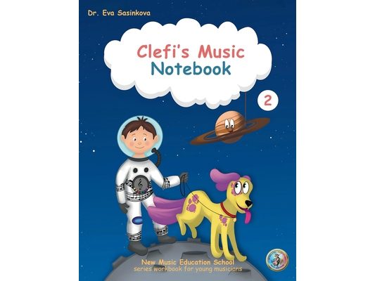 Clefi's Music Notebook 2: New Music Education School Music Workbook for Young Musicians