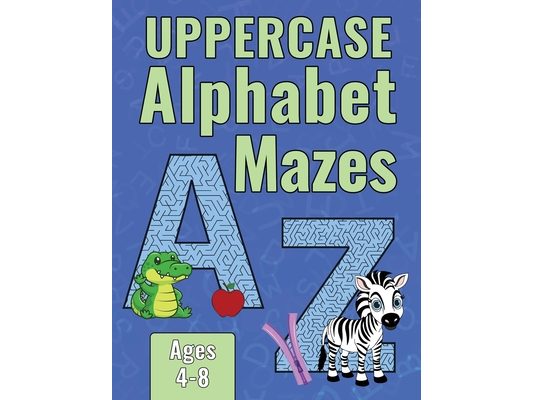 Uppercase Alphabet Mazes