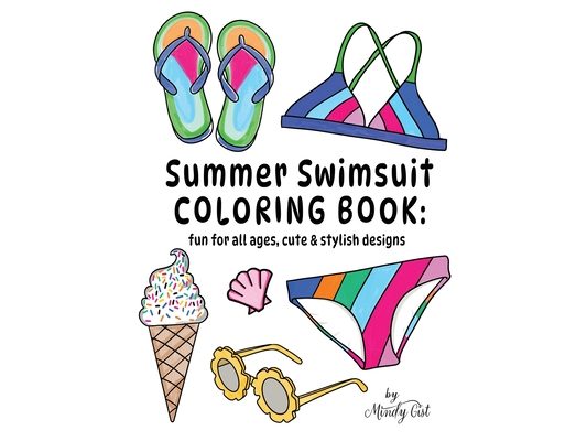 Summer Swimsuit Coloring Book