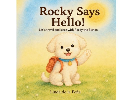 Rocky Says Hello!: Let's Travel and Learn with Rocky the Bichon - A Bilingual English & Spanish Adventure for Toddlers and Early Learners